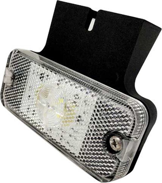 Bestel:LED markeringslicht amber | 12-24v | 20cm. kabel | 2 jaar garantie | Snelle levering