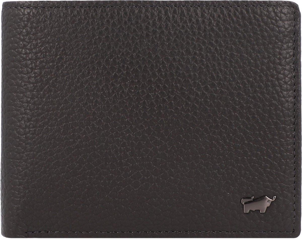 Braun Büffel Theo Portemonnee RFID-bescherming Leer 12 cm