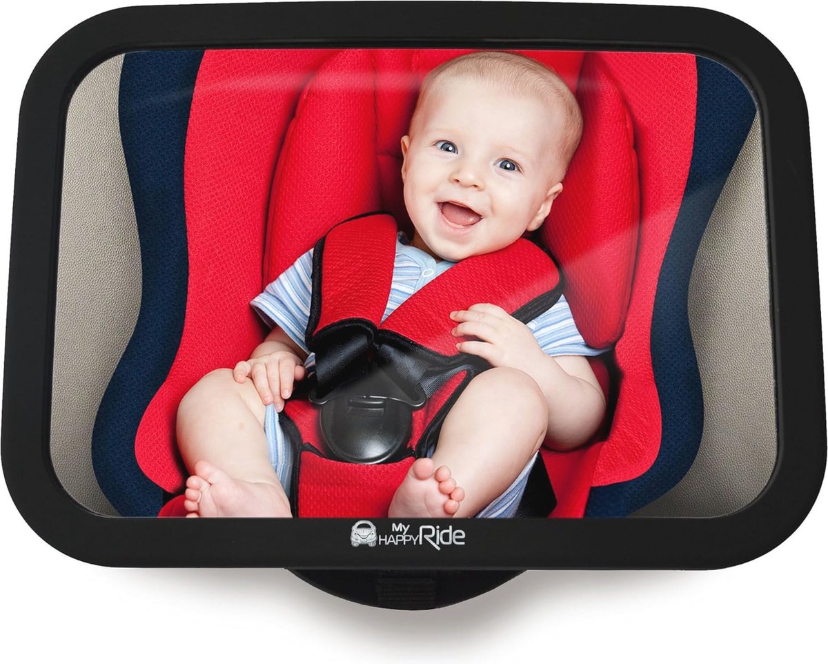 Image of Achterbankspiegel voor Baby - Onbreekbare Veiligheidsspiegel voor Auto