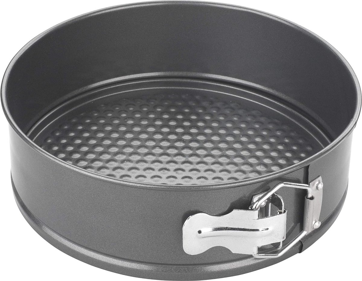 Ronde taartvorm 21 cm met losse bodem en anti-aanbaklaag - Geschikt voor vaatwasser, koelkast en vriezer