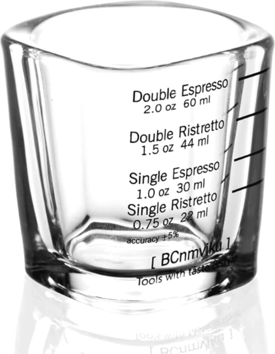 Shotglazen Maatbeker 60 ml - Gegradueerd Glas voor Perfecte Metingen