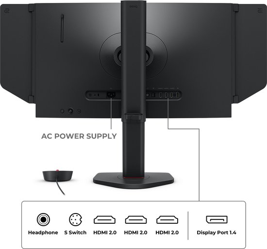 BenQ ZOWIE XL2566X+ Monitor - 400Hz Gaming - DyAc 2 - 24 inch