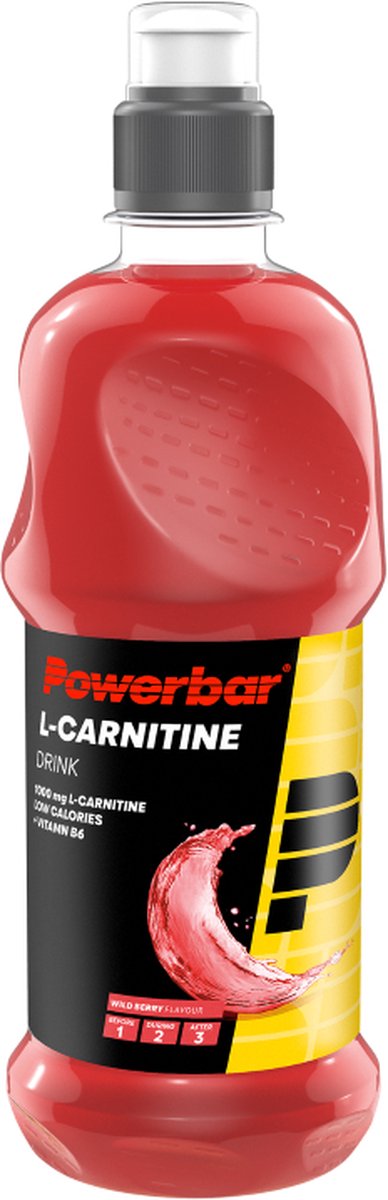 Goedkoopste Powerbar sportdrank L-Carnitine Drink - low sugar sportdrank - Wild Berry - 12 x 500ml