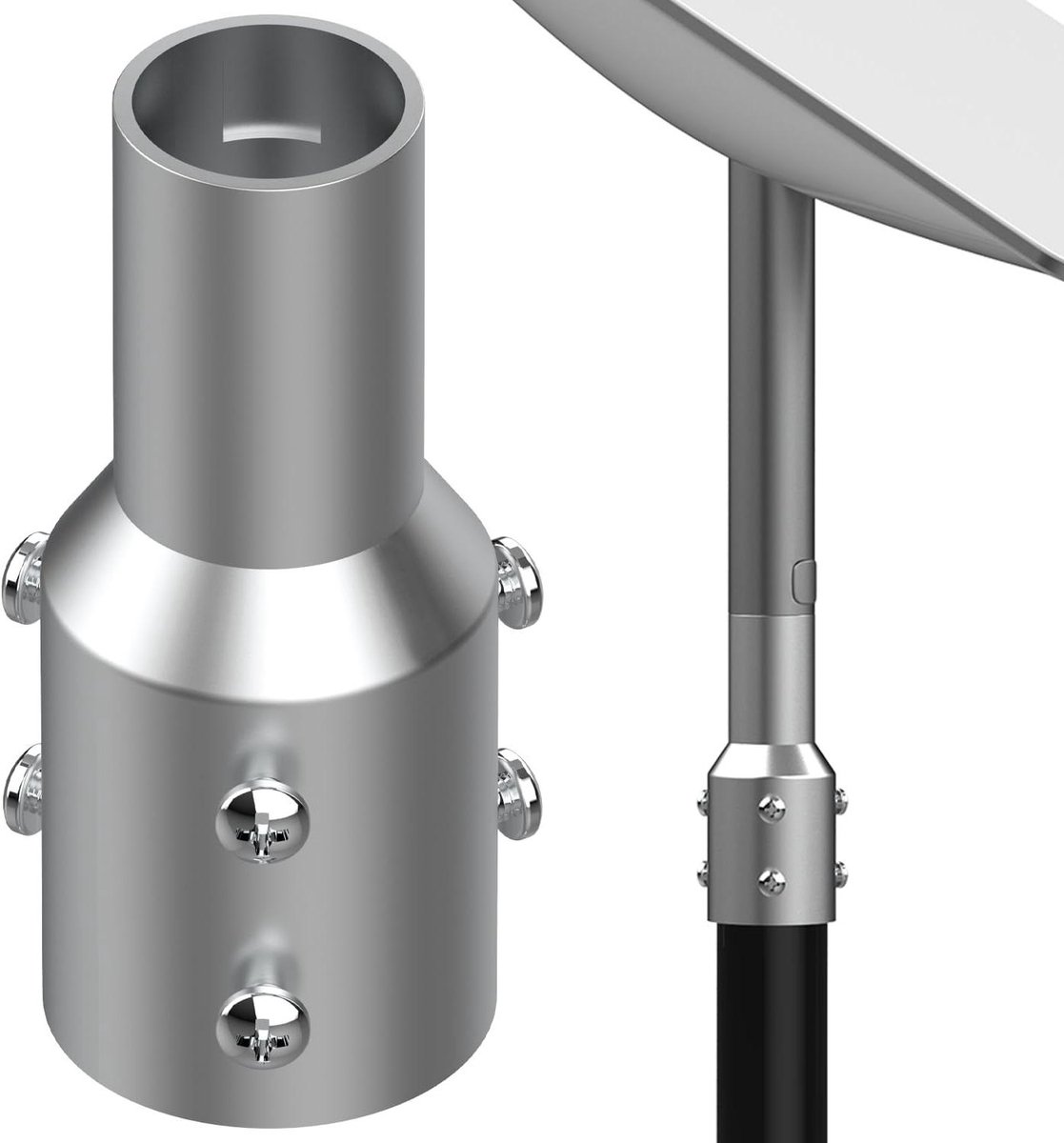 Goedkoopste Pijp Adapter voor Pole Mount - TV Masten en Satellietmasten - Geschikt voor Pijp Diameters Binnen 2 Inches