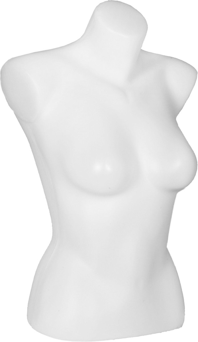 Gruppo Corso Paspop Dames Torso 1/2 Model Wit - Etalagepop - Mannequin