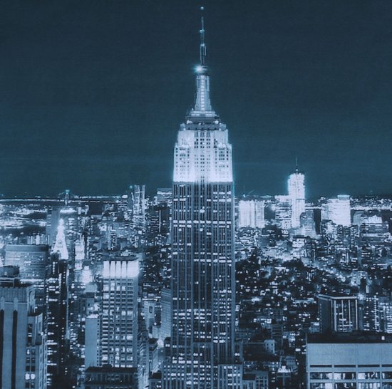 T-shirt Blauw NEW YORK