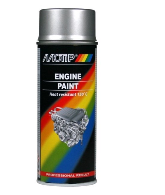 Motip Tuning-Line Laque résistante à la chaleur - aluminium - 400ml