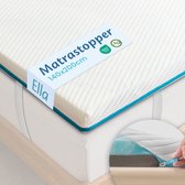 Ella Topper 140x200 cm - Matras Topdekmatras - Matrastopper 5 Jr. Garantie - Gel Infused Traagschuim & Aircell-schuim - Medium Hardheid