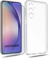 ArmorDrop Transparant Hoesje Inclusief 2x Screenprotector Geschikt Voor Samsung A54