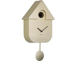 Karlsson Koekoeksklok Modern Cuckoo Metallic - Goud - 21.5x8.5x41cm - Wandklok Scandinavisch