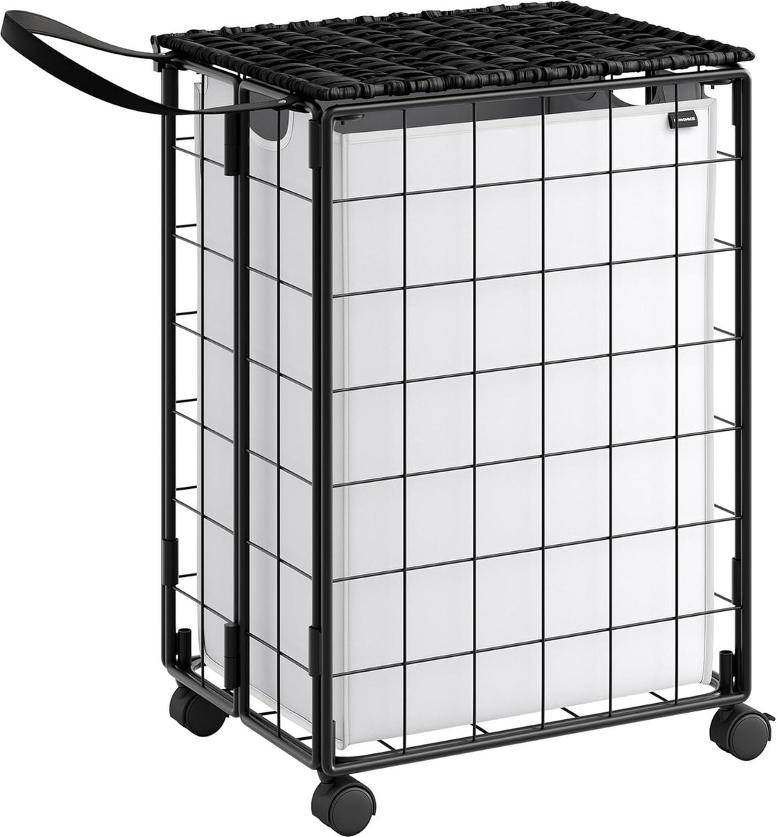 Goedkoopste Uitneembare wasmand voor wasruimte inkt zwart en wolkenwit