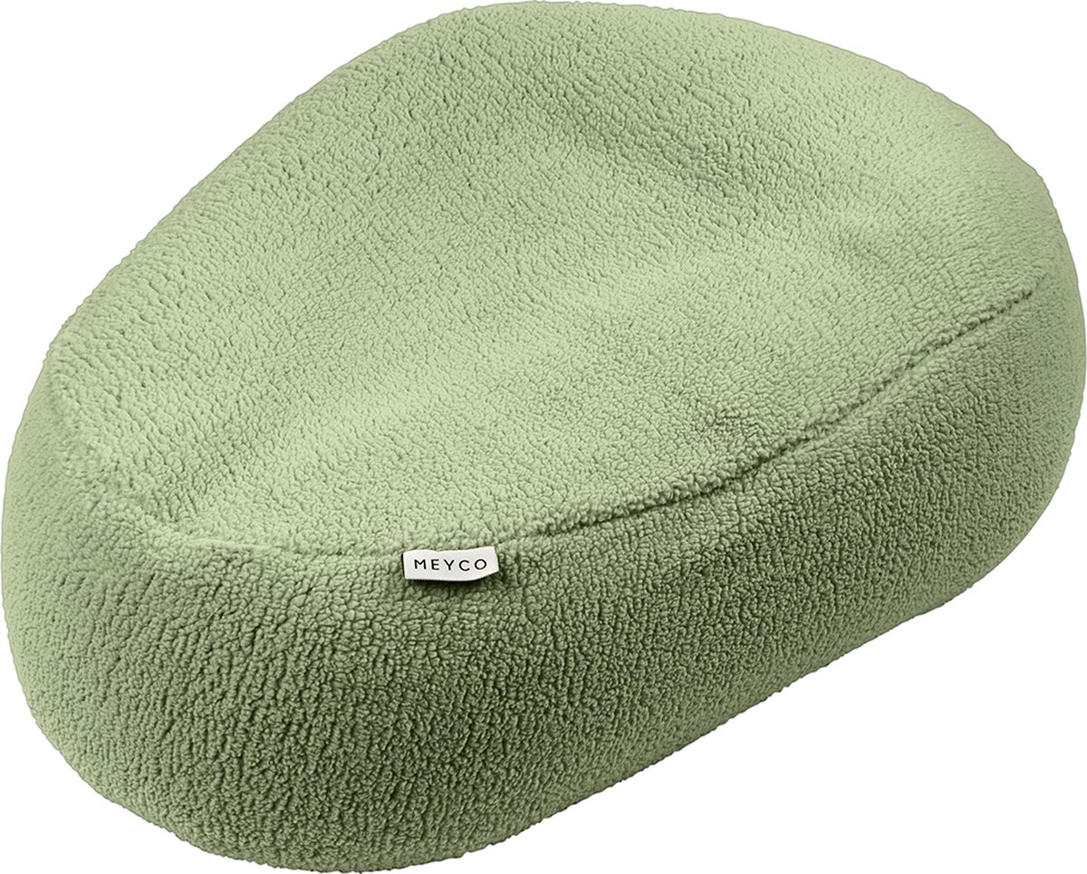 Goedkoopste Meyco Baby Teddy relaxhoes voor voedingskussen - olive green