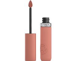 L'Oréal Paris Infaillible Matte Resistance lippenstift Nude – Langhoudende Vloeibare Lipstick met een matte finish Verrijkt met Hyaluronzuur – Vegan – 601 Worth It – 5ml