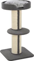 Bol.com PawHut Kattenboom speelboom krabpaal met platform sisal pluche D30-269 aanbieding