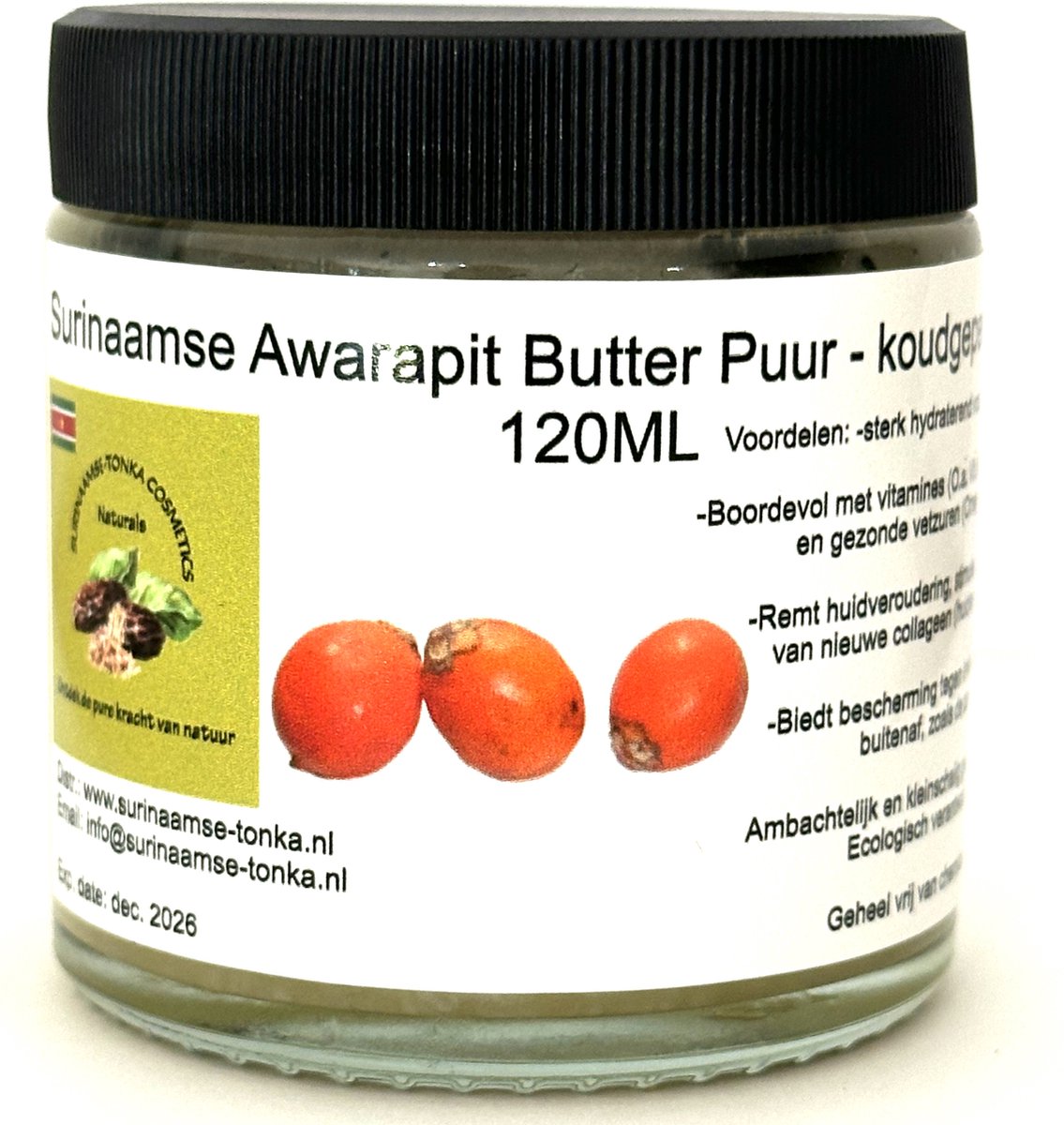 Goedkoopste Awara pit Butter / Tucuma Butter 120 ML