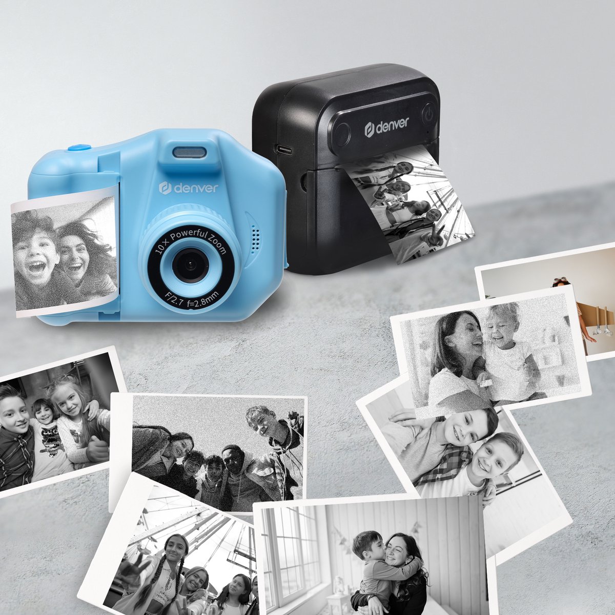 Denver Papierrollen (57 x 30 mm) voor Kindercamera met Printer en Pocket Printer 4 Stuks - PP40 - Wit — afbeelding 3