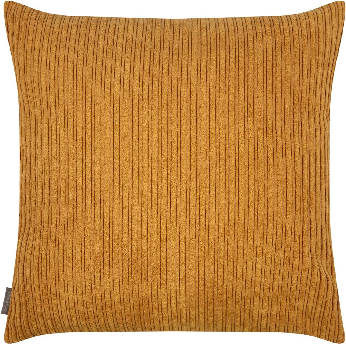 Mars & More Duke Velvet Rib kussen honing geel 45x45cm