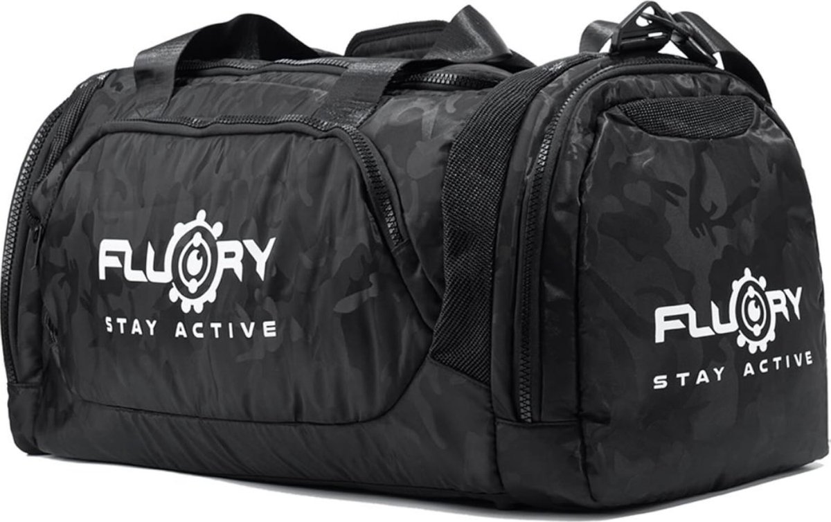 Fluory Sporttas Zwart Camo
