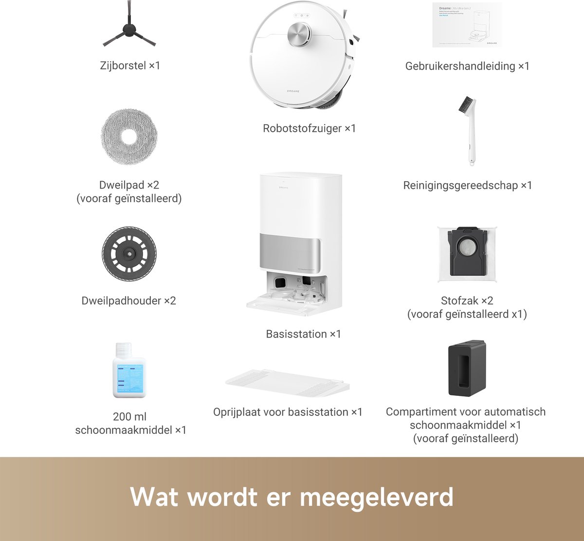 Dreame L10s Ultra Gen 2 - Robotstofzuiger met Dweilfunctie - Groter bereik - Krachtige Tapijtreiniging - Geschikt voor huisdierharen — afbeelding 6