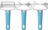 Bol.com Deegsnijder Roller - 3 Stks/Set DIY Deegsnijder Roller Bakken Accessoire - Wonton Biscuit Cookies Dumpling Cake Maken aanbieding