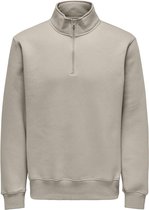 ONLY & SONS ONSCONNOR LIFE REG 1/4 ZIP SWEAT Heren Trui - Maat M