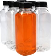 4 Pack Glazen Kan Vorm 500ml Glas Met Rietje Ijskoffie Glazen Kan Vormige Glazen Mok Ijskoffie Glas Cocktail Glazen Drinkglazen Met Rietje Voor Bier Smoothie Milkshake Cadeau