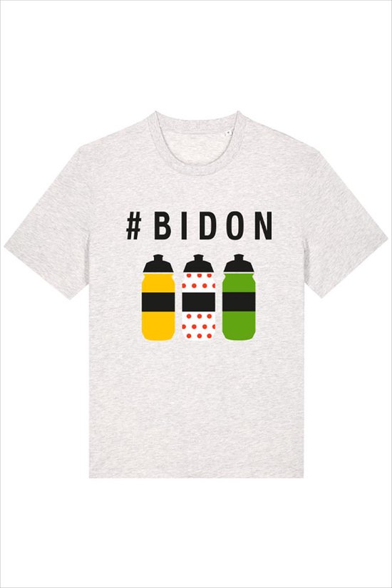 Brooklyn - T-shirt bouteille d'eau gris clair | Sport | Bidon | Taille XXL