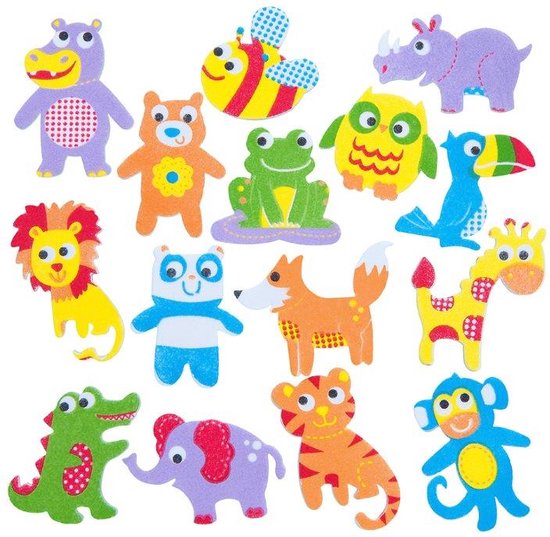 HTTDSLF 100 stuks stickerset, mijn knutselstickers, waterdichte kinderstickers, kinderverjaardag, cadeau, feestdecoraties, beloningen, stickers voor kinderen, voor kasten, laptops, fietsen