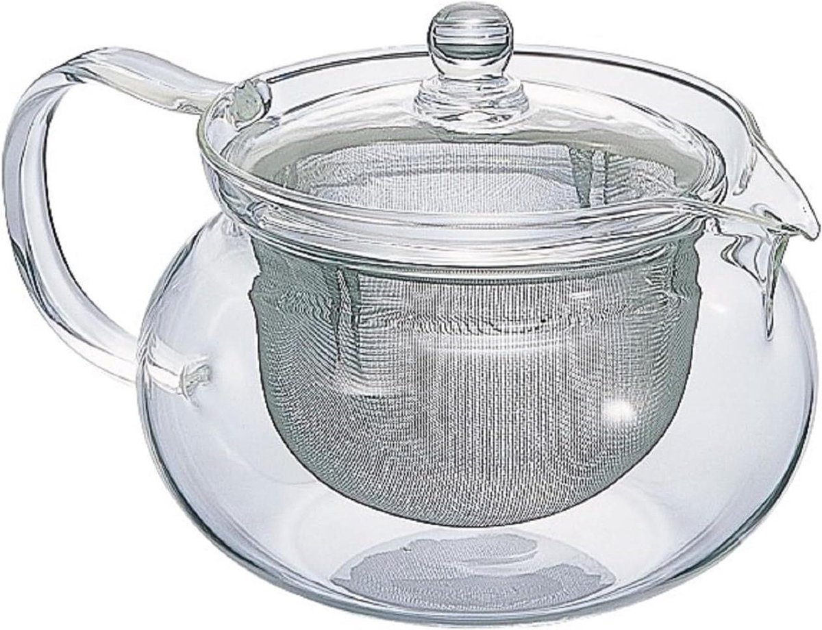 Chacha Kyusu-Maru theepot voor het brouwen van thee 700ml 4 kopjes Glas