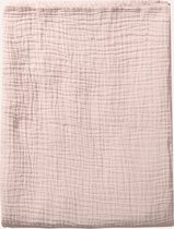 Petite Amélie INBAKERDOEK 100 X 140 CM - MOUSSELINE BABYLAKENTJE - ROZE