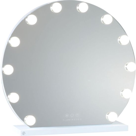 SensaHome Hollywood Spiegel met Verlichting - 3 Standen - 2700K/4500K/6400K - Vanity Mirror - Verstelbare licht - 40cm - Zwart SensaHome Hollywood Spiegel met Verlichting - 3 Standen - 2700K/4500K/6400K - Vanity Mirror - Verstelbare licht - 40cm - Zwart