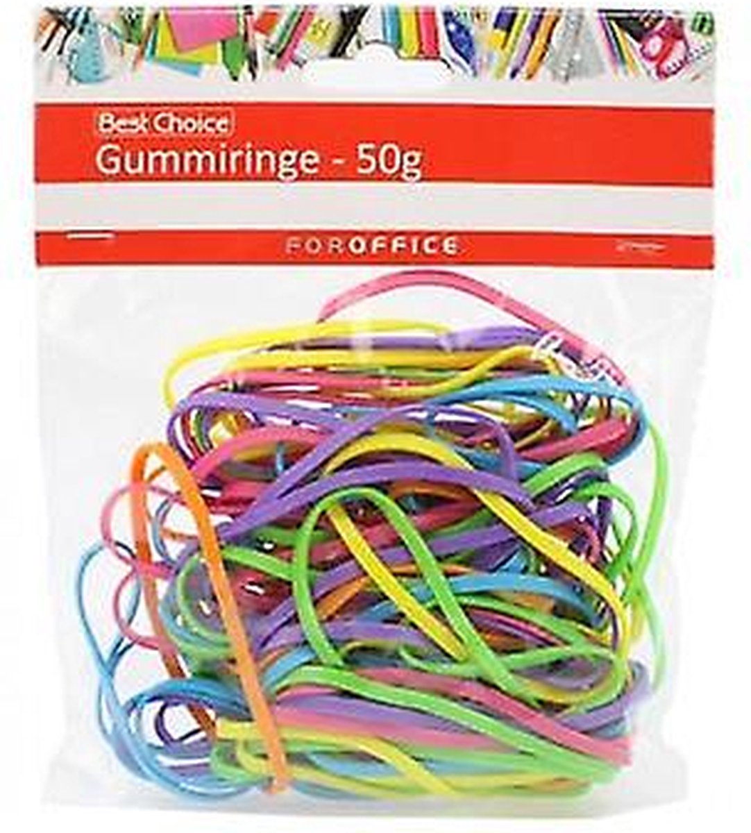 Rubber Bandjes - Verschillende Kleuren (50g / ca. 100 Stuks)