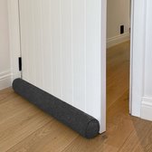 Rori - Tochtrol Magnetisch - Teddy Tochtstopper - 80 cm - Antraciet - Windstopper voor Deur en Raam - Energie Efficiënt