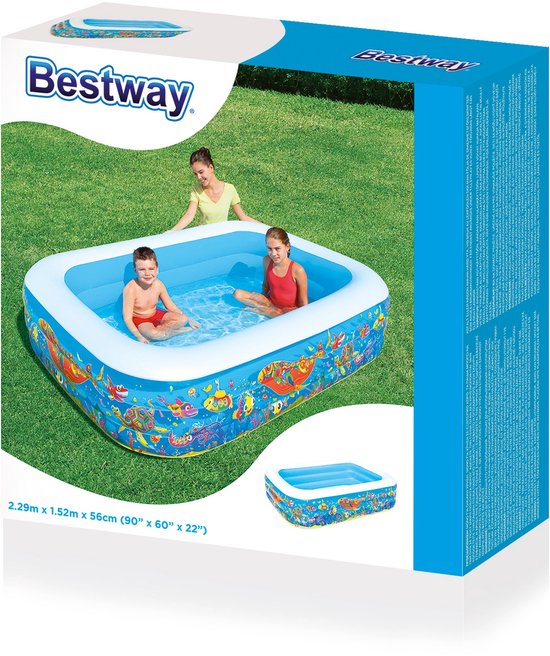 Bestway Family Bath Rectangle Seaworld 229