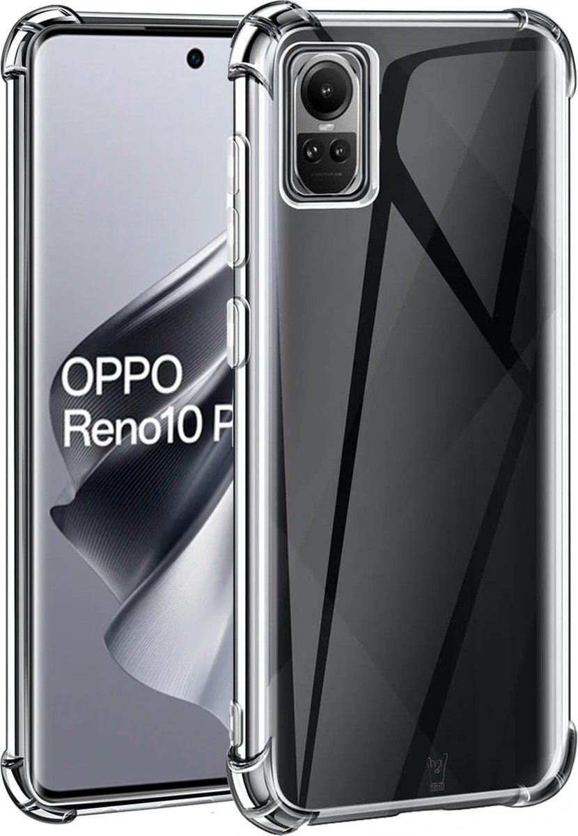 Hoesje geschikt voor Oppo Reno 10 5G / 10 Pro 5G - Shockproof Transparant Back Cover Case