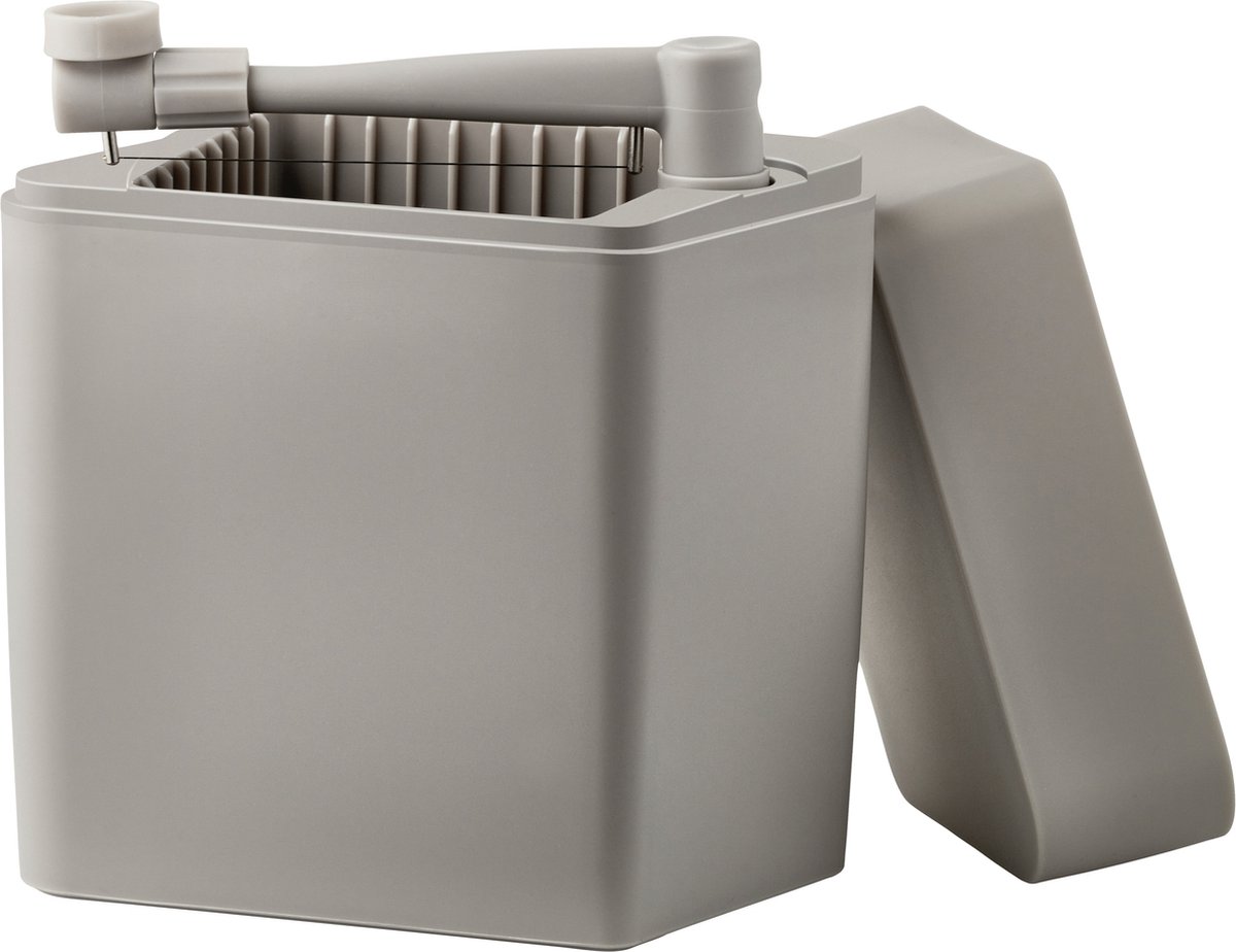 Rosti Classic Kaasdoos – Kaasdoos met Kaassnijder – Kaasschaaf – Oplosbare Snijdraad – Hygiënische Opberging – Kaasstolp – Humus – 16,5×10×19 cm