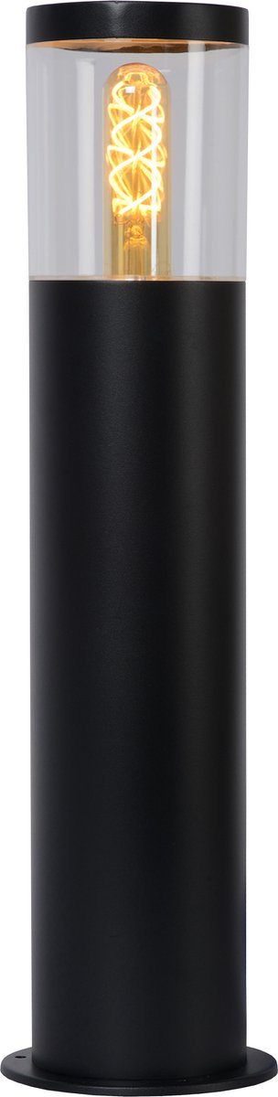 Lucide FEDOR Sokkellamp Buiten - 1xE27 - IP44 - Zwart