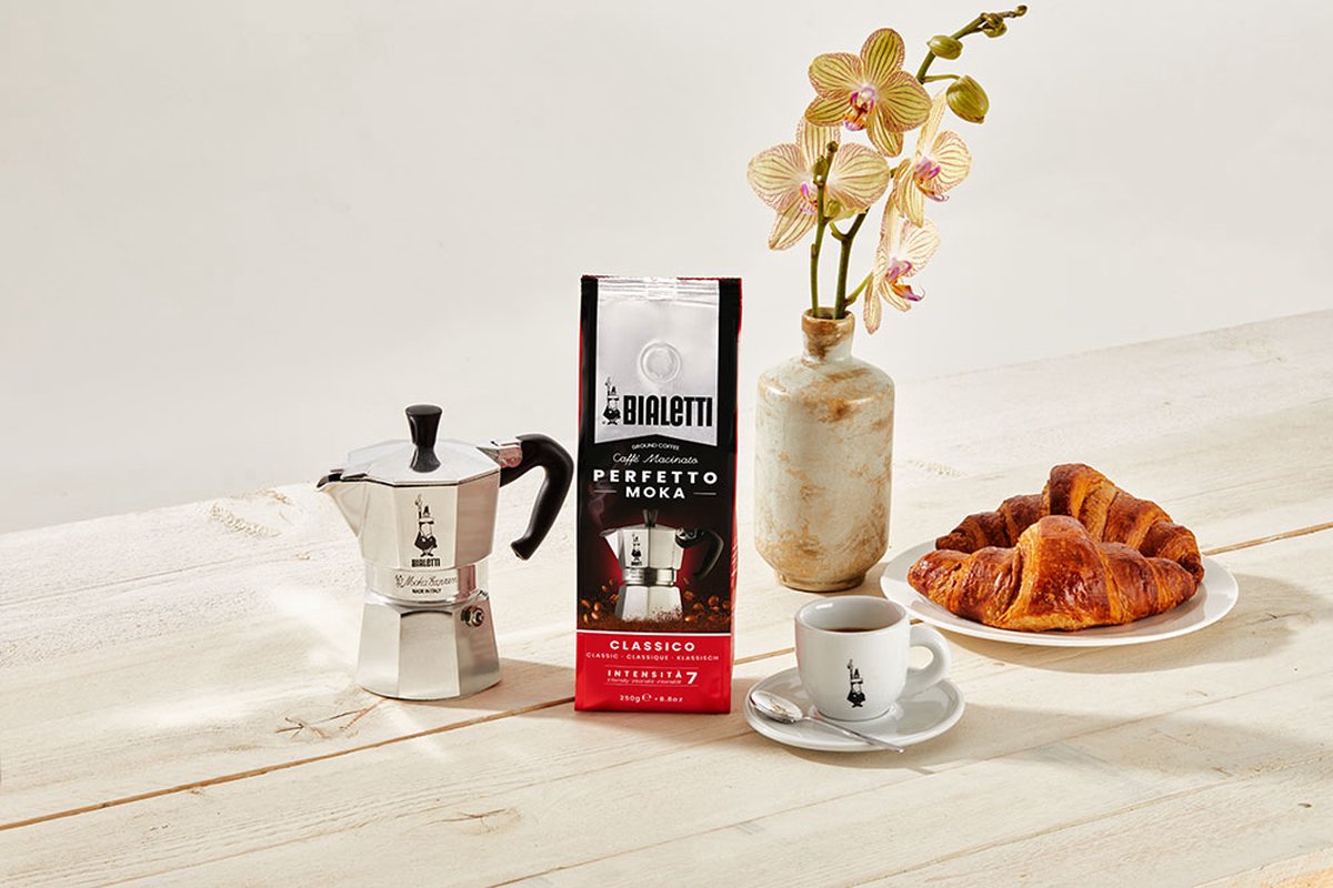 Bialetti Perfetto Moka Vaniglia (vanille) gemalen koffie – 250gr thumbnail 2