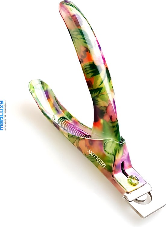 MEDLUXY® - Coupe-ongles -Art Stangel Tip Cutter - Floral (coupe-ongles, coupe-ongles pour ongles artificiels, coupe-pointe en acrylique) MM0117