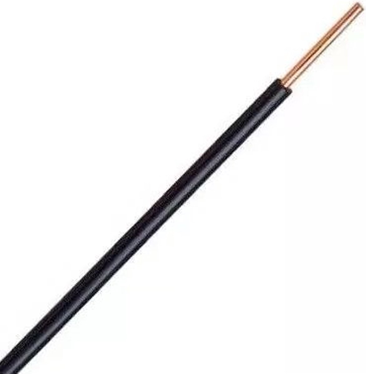 Donné VD draad Zwart 1,5mm2 10 meter