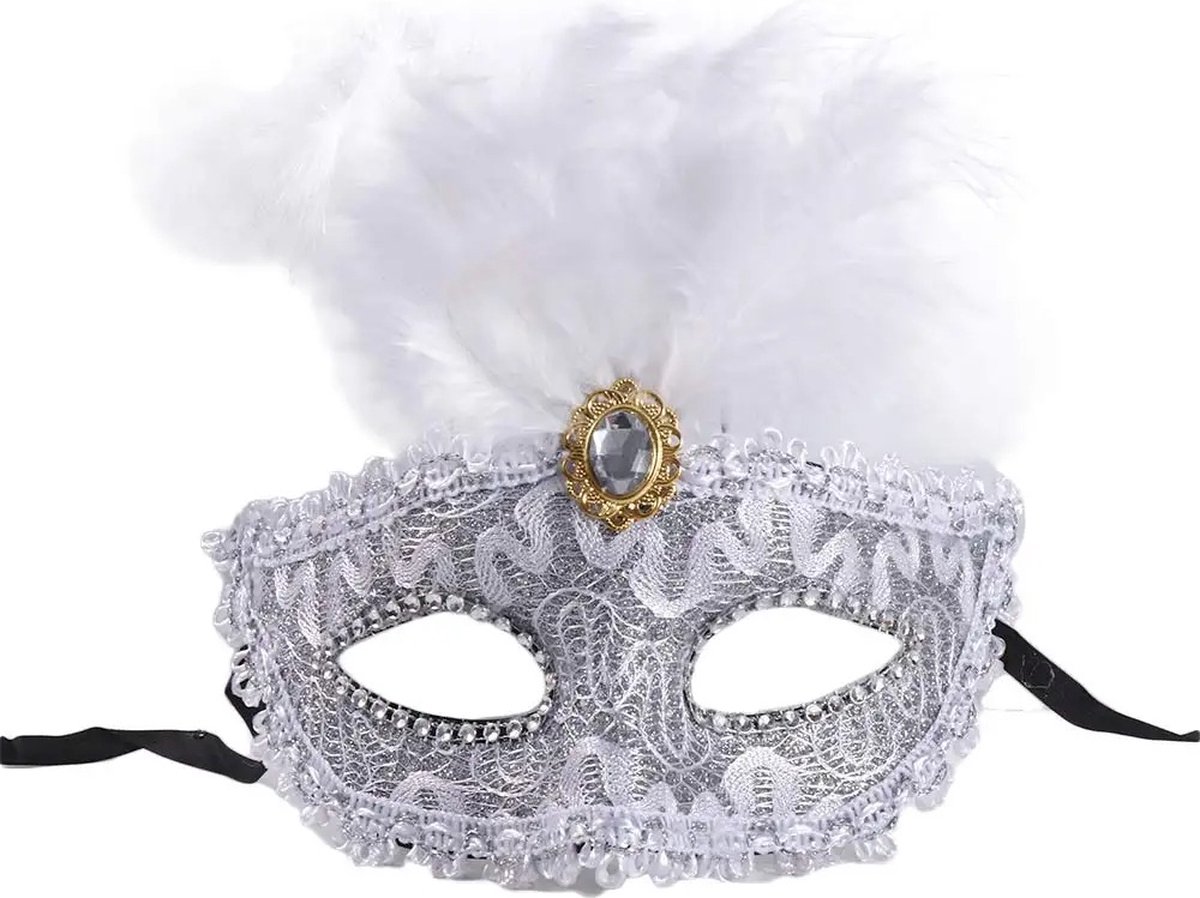 Masque Vénitien Adulte - Masque De Carnaval Élégant Pour Soirée, Bal, Fête Costumée (Homme/Femme)