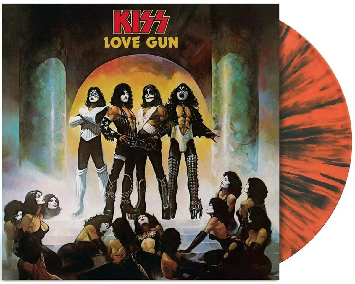 Kiss - Love Gun (Tangerine/ Aqua Splatter LP)