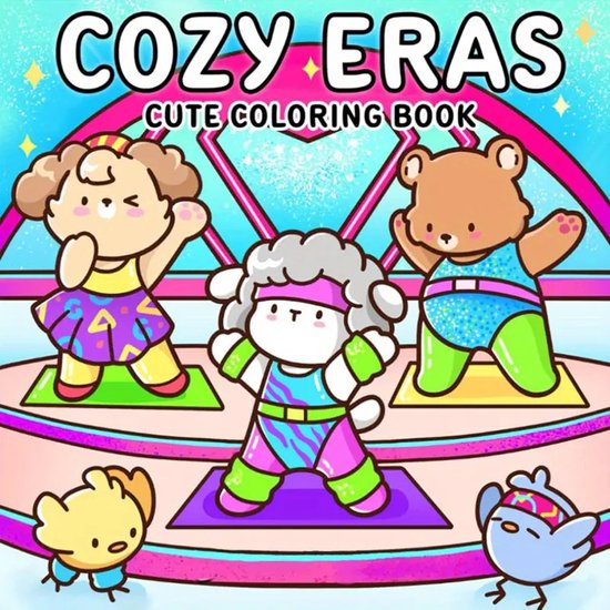 Foto: Kleurboek voor volwassenen en tieners met schattige comzy eras cute coloring book voor ontspanning herfst relax cozy spaces coloring 