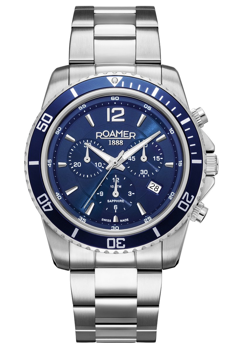 Roamer Nautic 100 Chrono 862837-41-45-20 horloge - Mannen