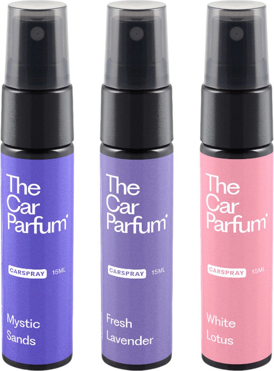 Goedkoopste The Car Parfum Auto Parfum - 3 Navullingen - Auto Geur - Freshbox - 3 frisse geuren - Top 3 Fris
