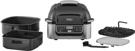 Ninja 2-in-1 Grill & Heteluchtfriteuse 5,7L Zwart