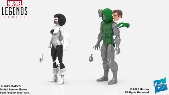 Avengers: Au-Beyond des figurines Marvel Legends les plus puissantes de la Terre Captain Marvel vs. Docteur Doom 15 cm