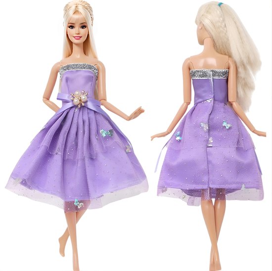 Ensemble De Vêtements Et Accessoires Pour Poupées Ken Barbie Compre 3 Hauts 3 Pantalons 6 Chaussures 1 Paire De Lunett Amz B