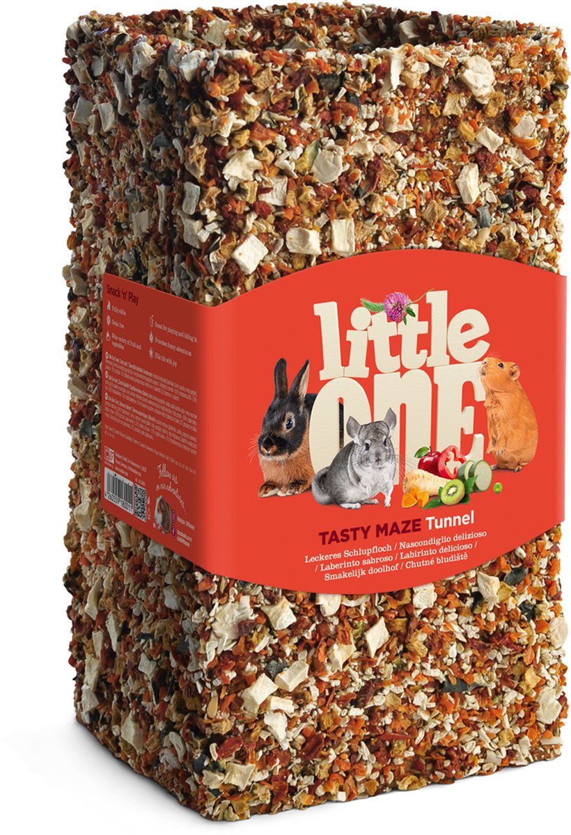 Little One Tunnel, big. Treat-toy voor konijnen, hamsters, chinchillas and degoes,