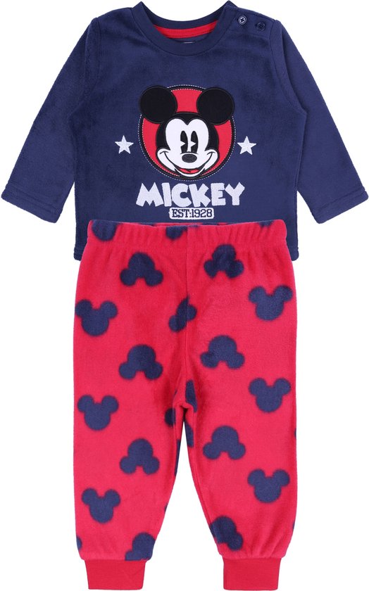 Mickey Mouse, Pyjama Court Garçon Blanc - Prêt-à-Porter